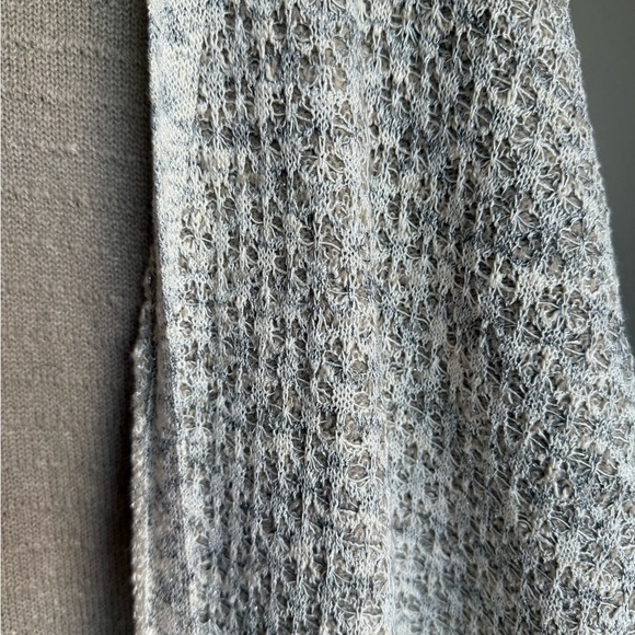 World Market One Size Kimono Cardigan Poncho Duster L XL 1X 2X 3X Pockets Taupe - Picture 8 of 12